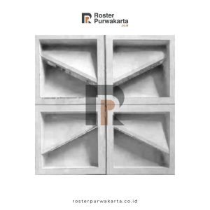 Roster Pola Silang Beton Ringan