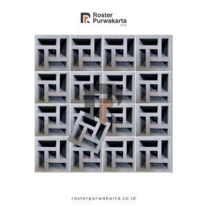 Roster Geometris Persegi Panjang