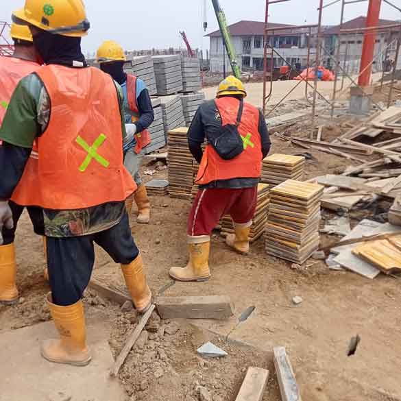 Supply Guiding Block proyek Sekolah Rakyat Jawa Tengah