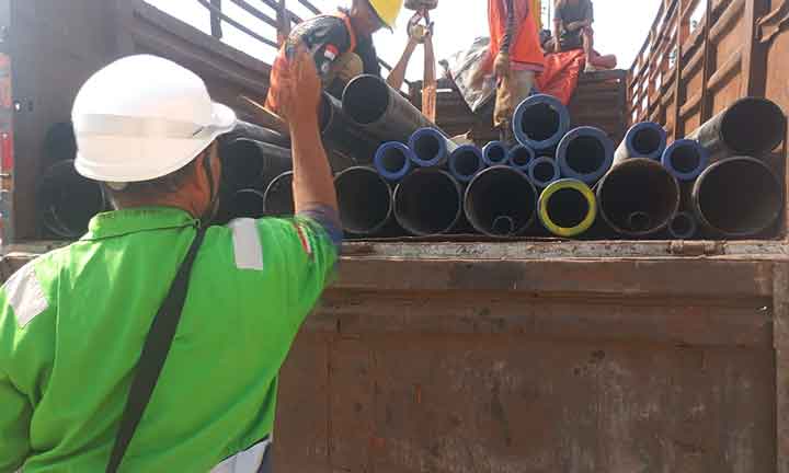 Supply Pipa Spindo proyek Sekolah Rakyat Jawa Tengah