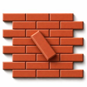 Bata Tempel Terracotta - Bevel